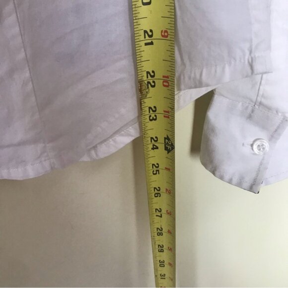 Ed Hardy NEW Vintage Logo Sequins Embroidery Shirt Floral Cotton Button Blouse S - Picture 16 of 16